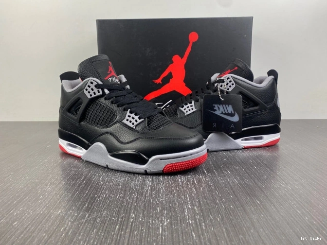 1st Kicks Jordan Bred Air Reimagined 4 FV5029-006 0721